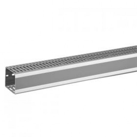 lišta perforovaná LINA 40x40 šedá s popisom (bal48m)